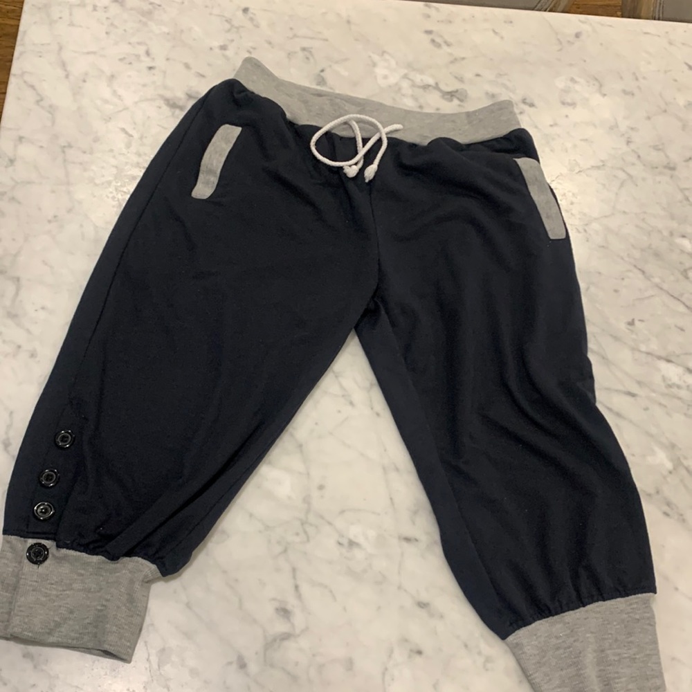 Mens crop sweat pants